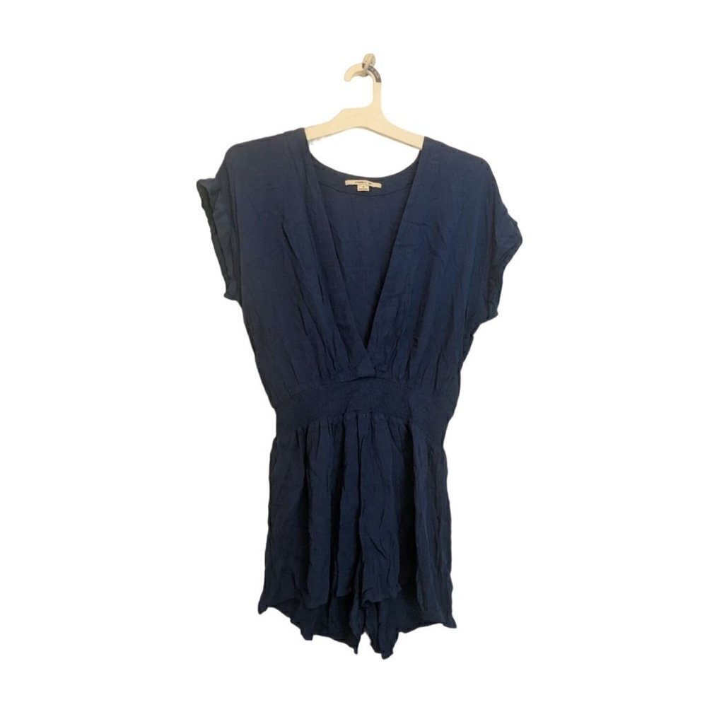 O'Neill Women's Romper Navy Clyde V-Neck Cover Up Women Small NEW